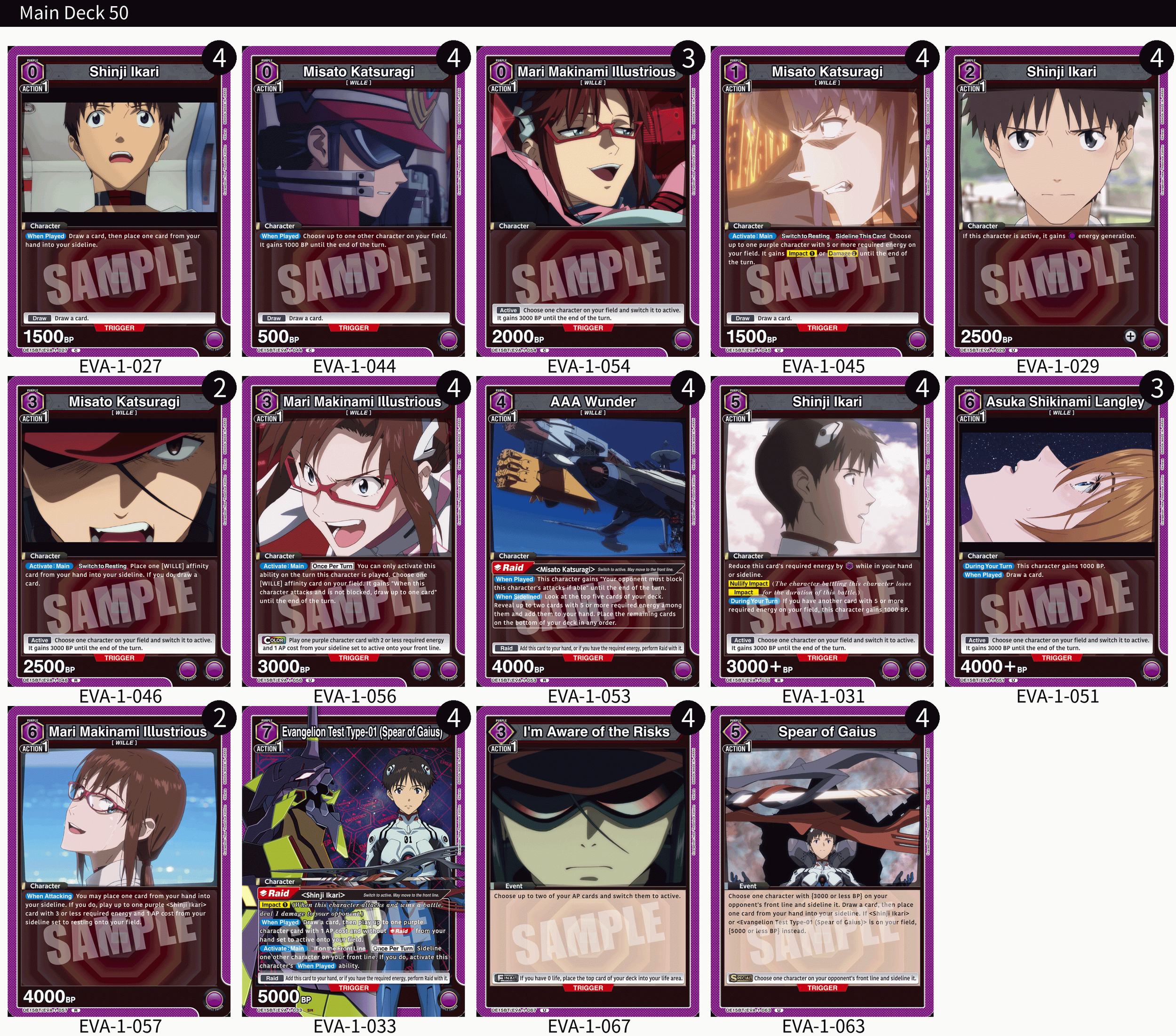 UNION ARENA: Purple Gaius Deck List and Guide — Joseph Writer Anderson